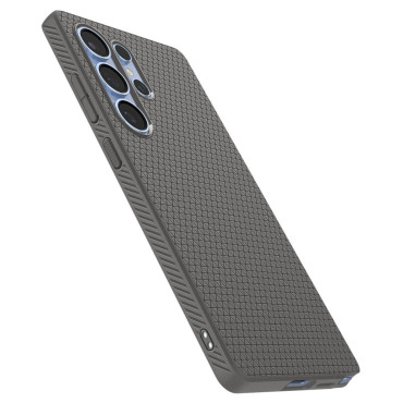 Capa de Caso para Samsung Galaxy S25 Ultra Liquid Air - Cinza