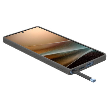 Capa de Caso para Samsung Galaxy S25 Ultra Liquid Air - Cinza
