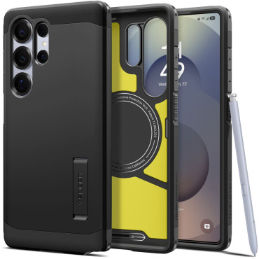 Θήκη περίπτωσης στο Samsung Galaxy S25 Ultra σκληρή θωράκιση Magsafe - Μαύρο