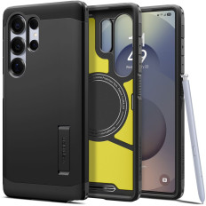 Θήκη περίπτωσης στο Samsung Galaxy S25 Ultra σκληρή θωράκιση Magsafe - Μαύρο