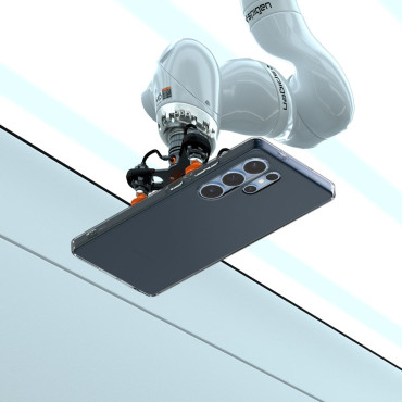 Custodia per custodia per Samsung Galaxy S25 Crystal Ultra Liquid - traslucido