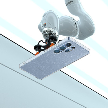 Κάλυψη θήκης για το Samsung Galaxy S25 Ultra Liquid Crystal - Διαφάνεια-Brocade