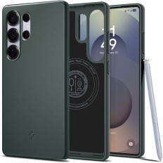 Cape Cap za Samsung Galaxy S25 Ultra tanka fit Mag - zelena