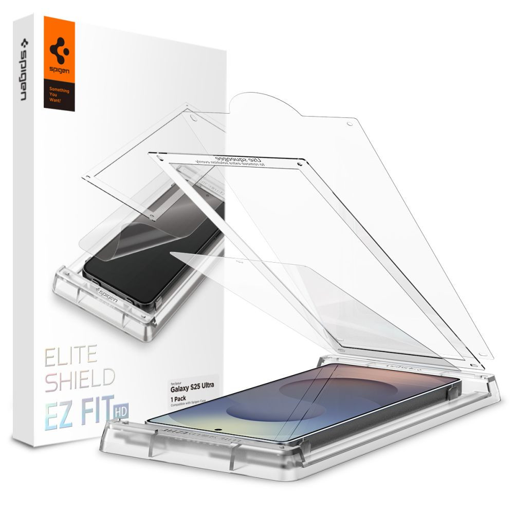 Hybridné sklo na Samsung Galaxy S25 Ultra Elite Shield EZ FIT - Transparentné