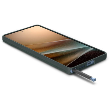 HAPE CAP pro Samsung Galaxy S25 Ultra tenký fit mag - zelená
