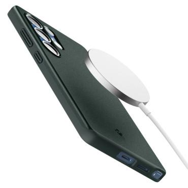 HAPE CAP pro Samsung Galaxy S25 Ultra tenký fit mag - zelená