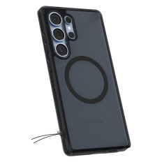 Etui ultra hybrid mag auf samsung galaxy s25 ultra - schwarz