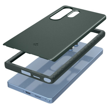 HAPE CAP pro Samsung Galaxy S25 Ultra tenký fit mag - zelená