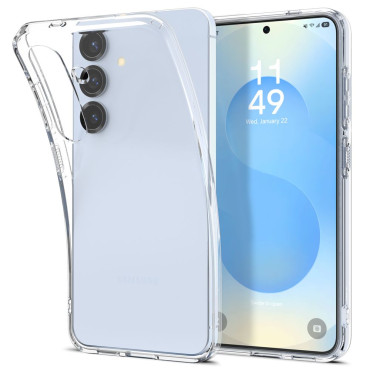 Case voor Samsung Galaxy S25 + Liquid Crystal - Transparant