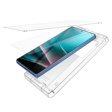 Hybridné sklo na Samsung Galaxy S25 Ultra Elite Shield EZ FIT - Transparentné
