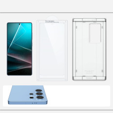 Vetro ibrido su Samsung Galaxy S25 Ultra Elite Shield EZ Fit - Trasparente