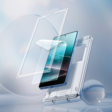 Vidrio híbrido en Samsung Galaxy S25 Ultra Elite Shield EZ Fit - Transparente