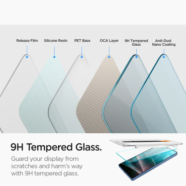 Vidro temperado no Samsung Galaxy S25 Ultra Transparent - 2 PCs.