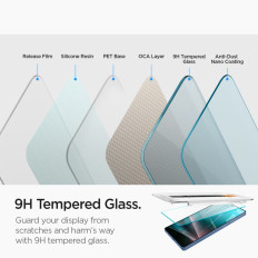 Vidro temperado no Samsung Galaxy S25 Ultra Transparent - 2 PCs.