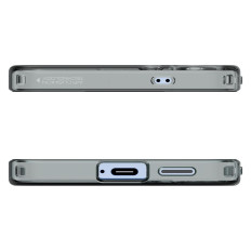 Sak for Samsung Galaxy S25 + Liquid Crystal - Svart Transparent