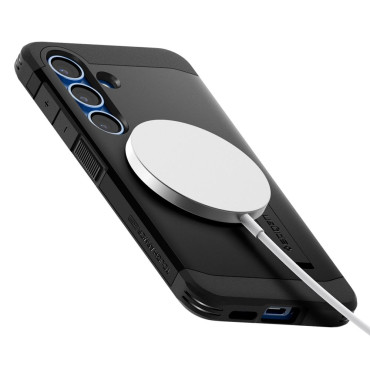 Případový kryt pro Samsung Galaxy S25 + Tough Armor MagSafe - černá