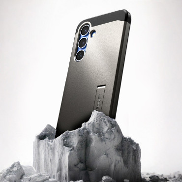 Capa de Caso para Samsung Galaxy S25 + Armadura Tough Magsafe - Gray