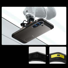 Κάλυψη θήκης για το Samsung Galaxy S25 + σκληρή θωράκιση Magsafe - γκρι