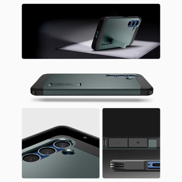 Pokrov pohištva za Samsung Galaxy S25 + Tough Armor Magsafe - Green