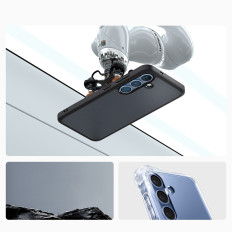 Samsung Galaxy S25 + Ultra Hybrid Case - Svart