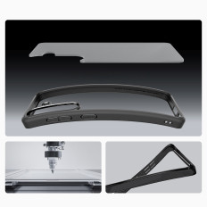 Samsung Galaxy S25 + Ultra Hybrid Case - Svart