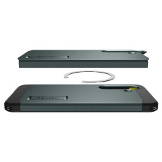 Fallskydd för Samsung Galaxy S25 + Tuff Armor Magsafe - Green