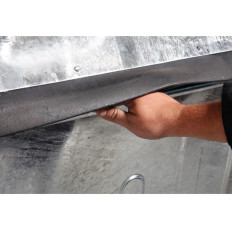 Contenedor de metal para residuos de ceniza de ceniza 1100L UE