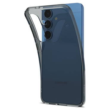 Samsung Galaxy S25 folyadékkristály - fekete átlátszó
