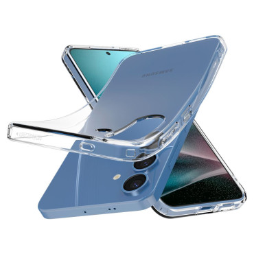 Case voor Samsung Galaxy S25 Liquid Crystal - Transparant