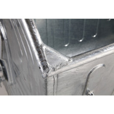 Metalbeholder til affaldsfaldet Ash ildfaste 1100L EU