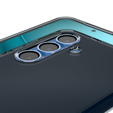 Samsung Galaxy S25 folyadékkristály - fekete átlátszó