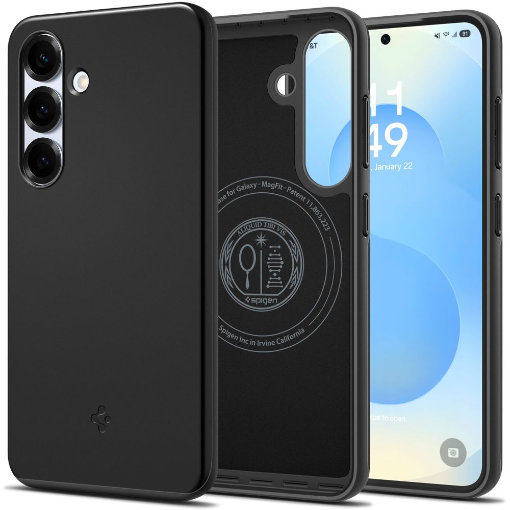 Samsung Galaxy S25 dunne fit mag - zwart