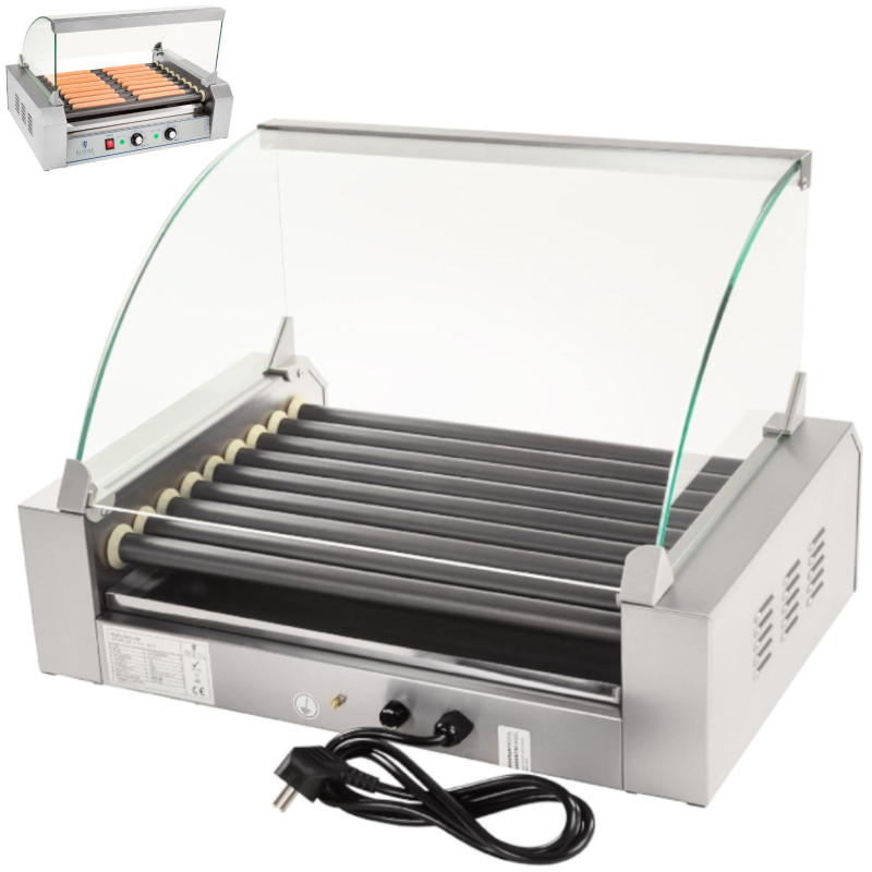 Rullgrill med rullgrill med Teflon 9T rullar