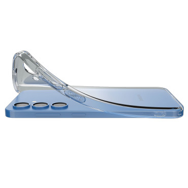 Case voor Samsung Galaxy S25 Liquid Crystal - Transparant
