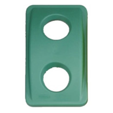 Konteinera vāks Rubbermaid Slim Jim Reg Zielona