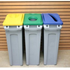 Lock för behållare Rubbermaid Slim Jim Reg Zielona