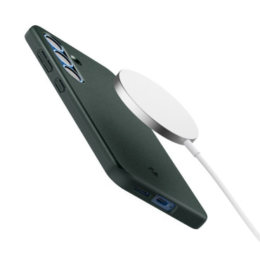 Θήκη για το Samsung Galaxy S25 Thin Fit Mag - Πράσινο