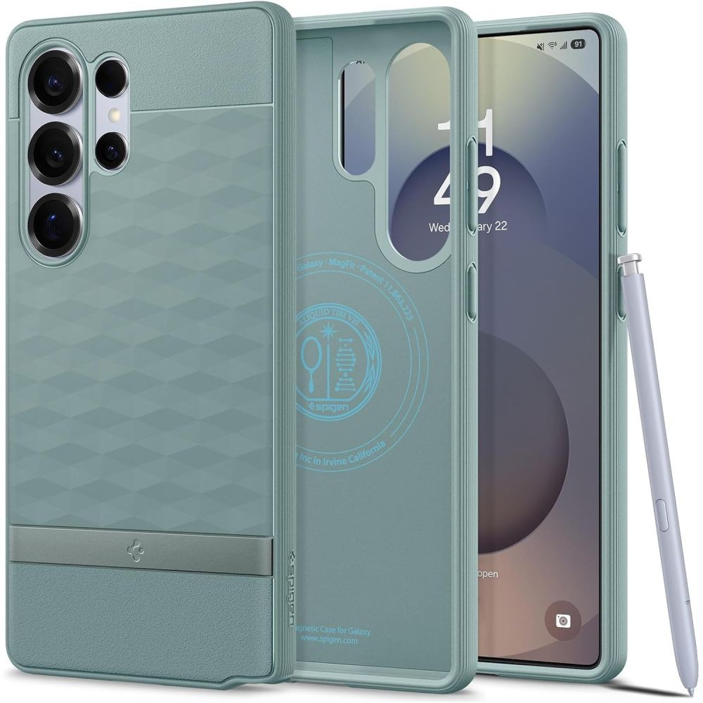 Případ pro Samsung Galaxy S25 Ultra Caseology Parallax MagSafe - Green