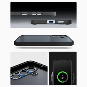 Caso para Samsung Galaxy S25 Ultra Hybrid - Negro