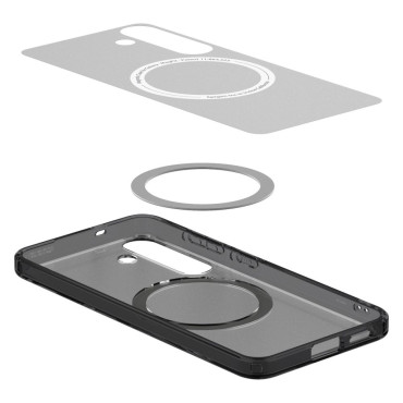 Ultra hybridný magický prípad na Samsung Galaxy S25 ZERO ONE - čierna