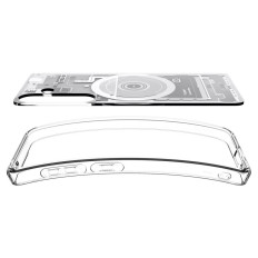 Case voor Samsung Galaxy S25 Zero One Ultra Hybrid Mag - White