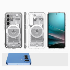 Θήκη για το Samsung Galaxy S25 Zero One Ultra Hybrid Mag - White