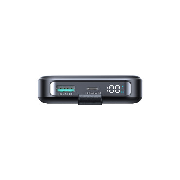 PowerBank 10000Mah 22.5W qi2 jr-pbm11 magsafe s stojalo - črna