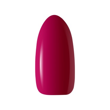 OCHO NAILS Υβριδικό Βερνίκι Νυχιών Κόκκινο 210 - 5 g — κοντινό πλάνο