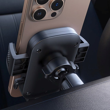 Suporte de carro para um telefone xadrez - preto
