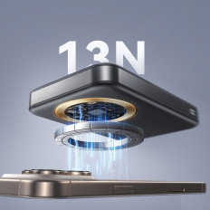 PowerBank 10000Mah 22.5W qi2 JR-PBM12 Magsafe s stojalom - črna