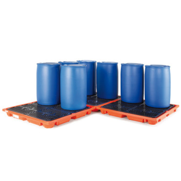 Chão Bath Bath abaixo de 4 barris 215L
