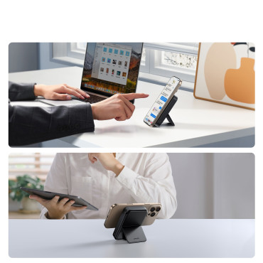Powerbank 10000mAh 22.5w Qi2 JR-PBM11 Magsafe avec stand - Noir
