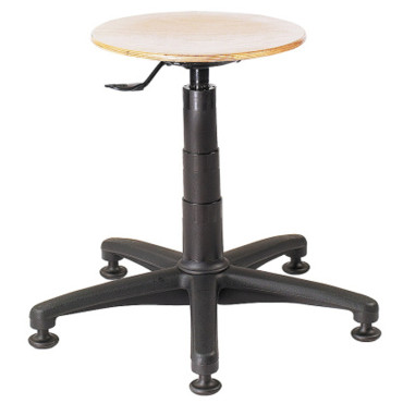 Stool Rotary Taboret Workshop na stabilnej základni bez kolies