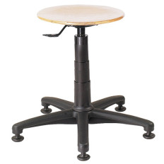 Sgabello Rotary TaboRet Workshop su una base stabile senza ruote